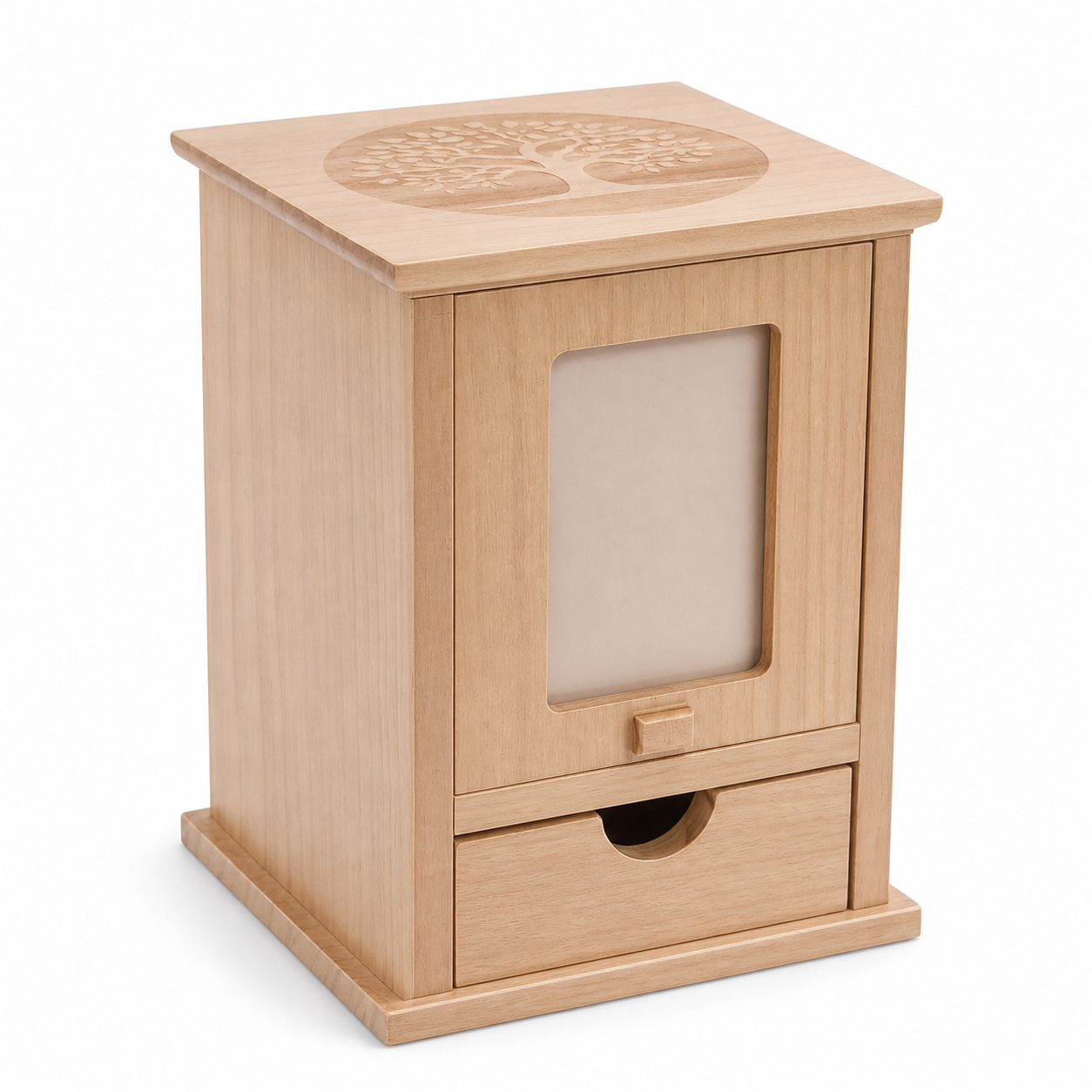 Wood Photo Memorial Urn product image