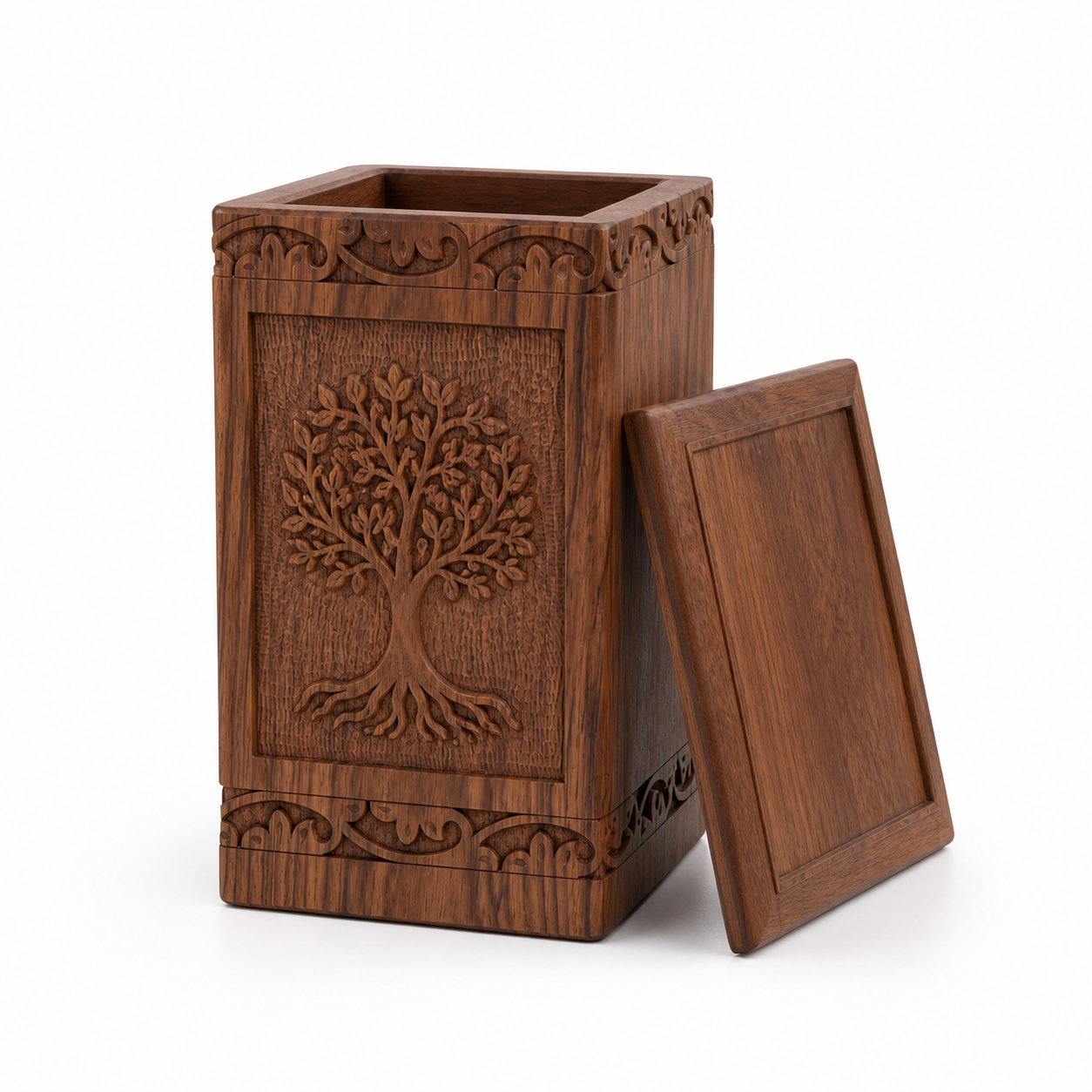 Tree of Life Walnut Urn product image